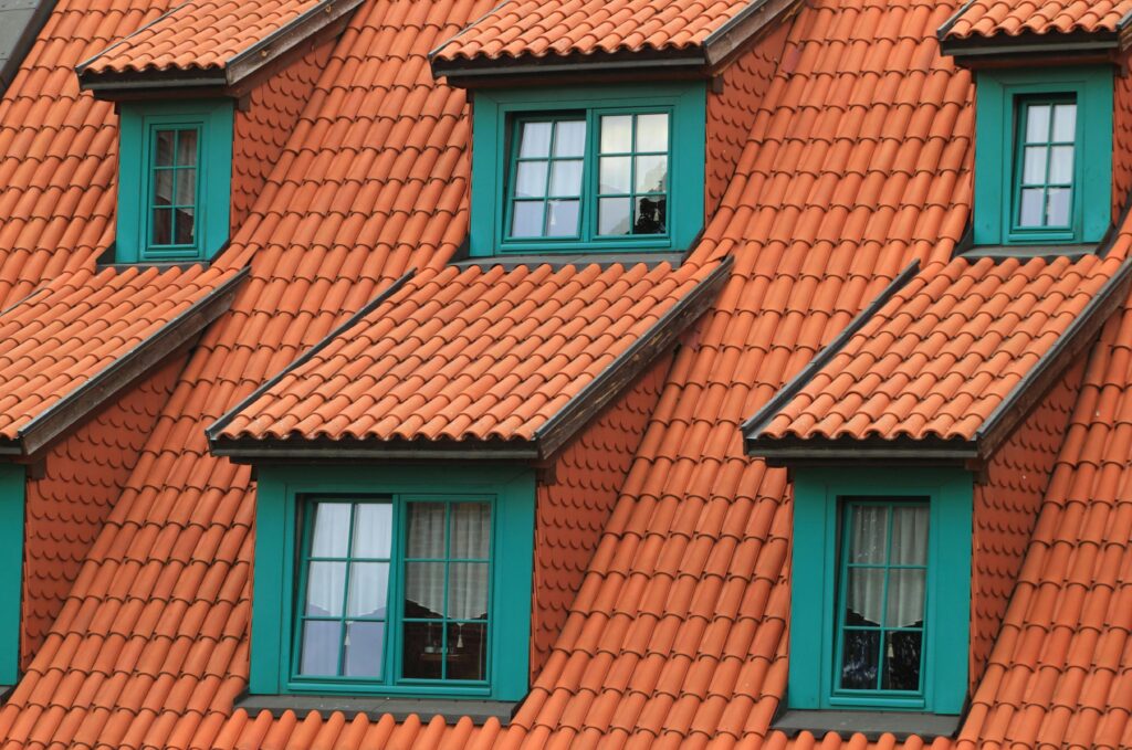 Professional roofing contractor working on a residential roof Rocky River